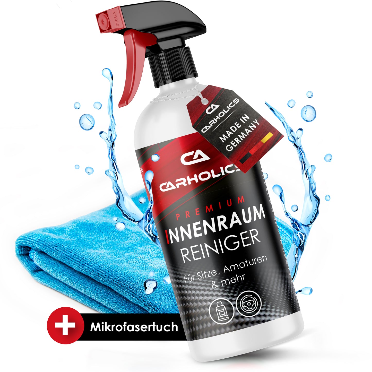 CARHOLICS® Auto Innenraum Reiniger Set 500ml